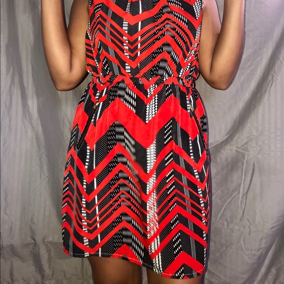 Horizontal zig zag dress - Picture 2 of 6
